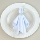 Kit 100 Pieces Napkin Ring 100 Place Settings Large Double Pearl 4x3cm