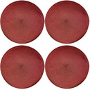 Kit 4 Sousplats YOI Bordo 38cmx38cm