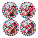 Kit 4 Capas Sousplat Caixa De Presente Natal 35cm