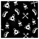 Kit 4 Guardanapos de Tecido Beef Gourmet 40cmx40cm