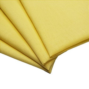 Kit 4 Guardanapos de Tecido Amarelo Pastel Algodão 39cmx39cm