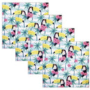 Kit 4 Guardanapo de Tecido Tucano Palmeira 40cmx40cm