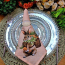 Kit 4 Guardanapo de Tecido Oxford Coelho Páscoa Cesta Cenoura 40cmx40cm