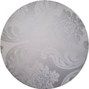 Kit 4 Capas para Sousplat Jacquard Prata da Charlô 35cmx35cm