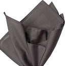 Kit 4 Guardanapos de Tecido Algodão Cinza 45cmx45cm Yoi com Argolas Douradas