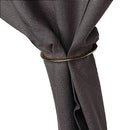 Kit 4 Guardanapos de Tecido Algodão Cinza 45cmx45cm Yoi com Argolas Douradas