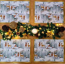 Kit 4 Jogos Americanos Rena Natal 43CMX34CM