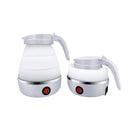 Chaleira Eletrica Dobravel Jarra Bule Silicone 600W 110v 600ml Portatil Cores:Br