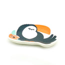 Mini Prato Porta Jóia Cerâmica Tucano