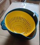 Escorredor de Macarrão Frutas Giratório Duplo