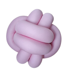 Almofada de Nó Escandinavo Nozinho Decorativo 35cm Rosa