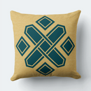 Kit 27035 4 Capas de Almofadas Decorativas Arvore Verde 45x45cm c/Zíper