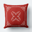 Kit 4 Capas de Almofadas Decorativas Terracota 45x45cm c/Zíper