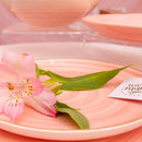 Sousplat Gaia Rosa Com Borda Dourada 19,2x2cm