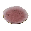 Sousplat Orgânico Roxo Ouro 26x2cm