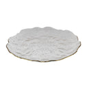 Sousplat Brisa Transparente Dourado 26x2cm