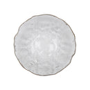 Tigela Brisa Transparente Ouro 20x4cm Nós Fazemos