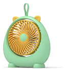Ventilador De Mesa Gatinho Recarregável Silencioso FS7-215 Cor:Verde (VENTFS721