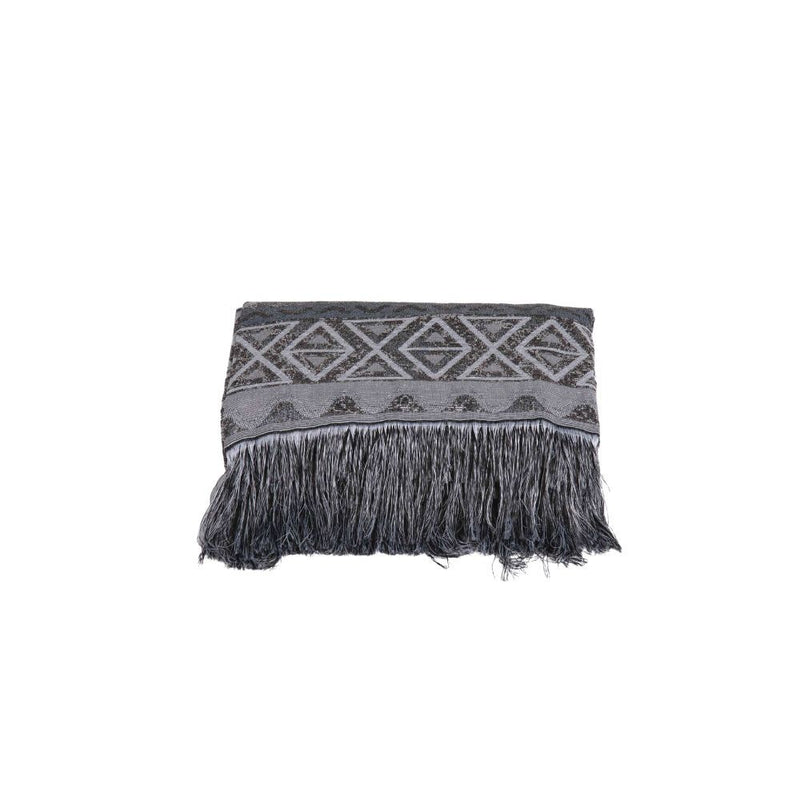 Manta Para Sofá Com Franja Luxor 1 Peça 2,10m x 1,35m 60% Algodão / 40% Poliéster Tecido Jacquard