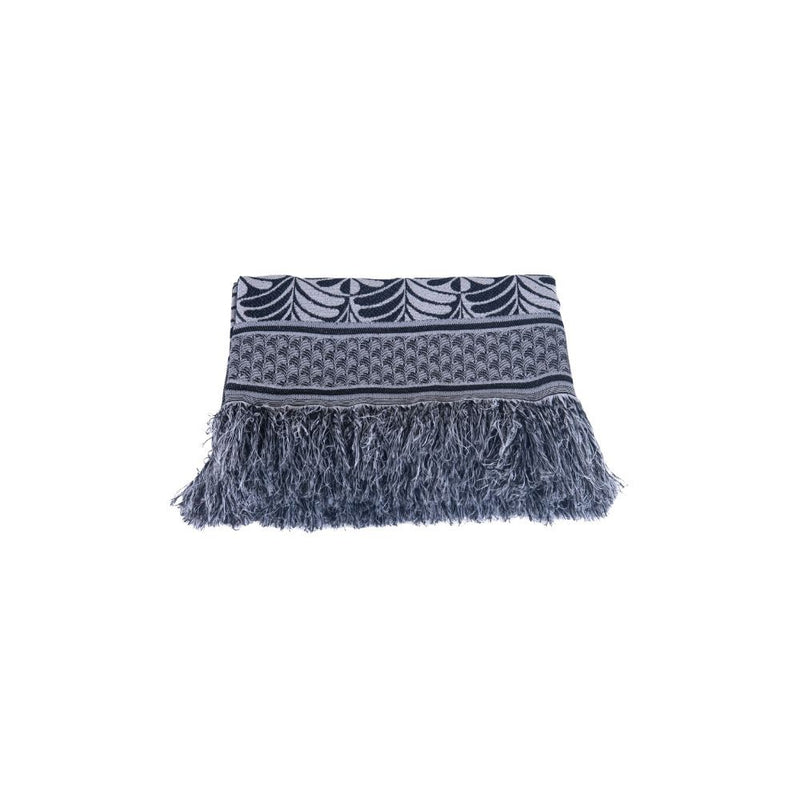 Manta Para Sofá Com Franja Luxor 1 Peça 2,10m x 1,35m 60% Algodão / 40% Poliéster Tecido Jacquard