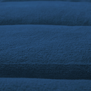 Coberdrom Cobertor Dupla Face 1 Peça Casal Manta Soft e Sherpa de Carneiro Azul