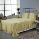 Jogo de Lençol Sublime 4 Peças Casal 100% Poliéster Tecido Cetim Charmousse -