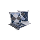 Kit Peseira de Cama King Grécia 5 Peças Jacquard com Almofadas 2,40x40 cm