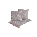 Kit Xale para Sofá Grécia 5 Peças Jacquard com Almofadas 1,35x1,35 m