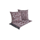 Kit Xale para Sofá 5 Peças Jacquard com Almofadas 1,35x1,35 m
