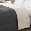 Coberdrom Cobertor Queen 1 Peça Maya Manta Soft e Sherpa de Carneiro 100% Poliéster (105)