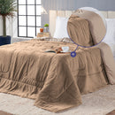 Coberdrom Dupla Face Cama Queen Manta Soft e Tecido Cold (auto-sku-547)