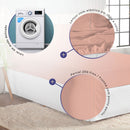 Jogo de Lençol Casal Queen 3 Peças Laura 100% Poliéster 200 Fios Cor:Rosê (M