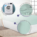 Jogo de Lençol Casal Queen 3 Peças Laura 100% Poliéster 200 Fios Cor:VerdeTif