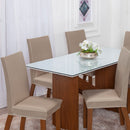 Kit of 6 Chair Covers for 6-Seater Chairs, Gel Mesh, 100% Polyester (119) 