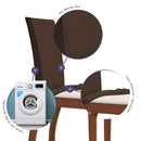 Kit 06 Capas Para Cadeiras 6 Lugares Malha Gel 100% Poliéster (119)