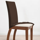 Kit 06 Capas Para Cadeiras 6 Lugares Malha Gel 100% Poliéster Cor:Tabaco (119-2