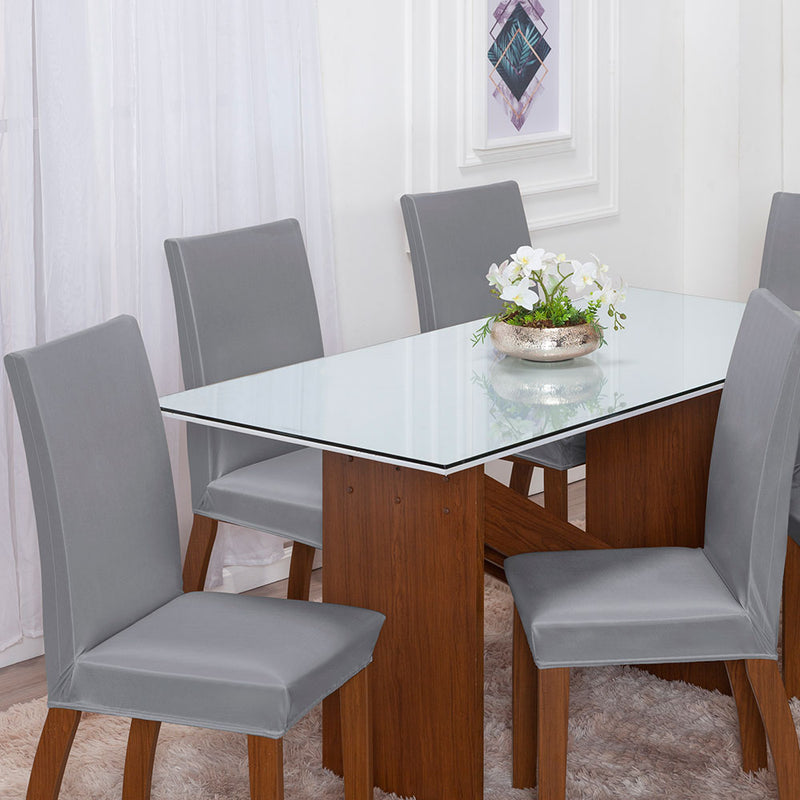 Kit 04 Capas de Cadeira Ajustável em Malha Gel com Elástico (auto-sku-544)