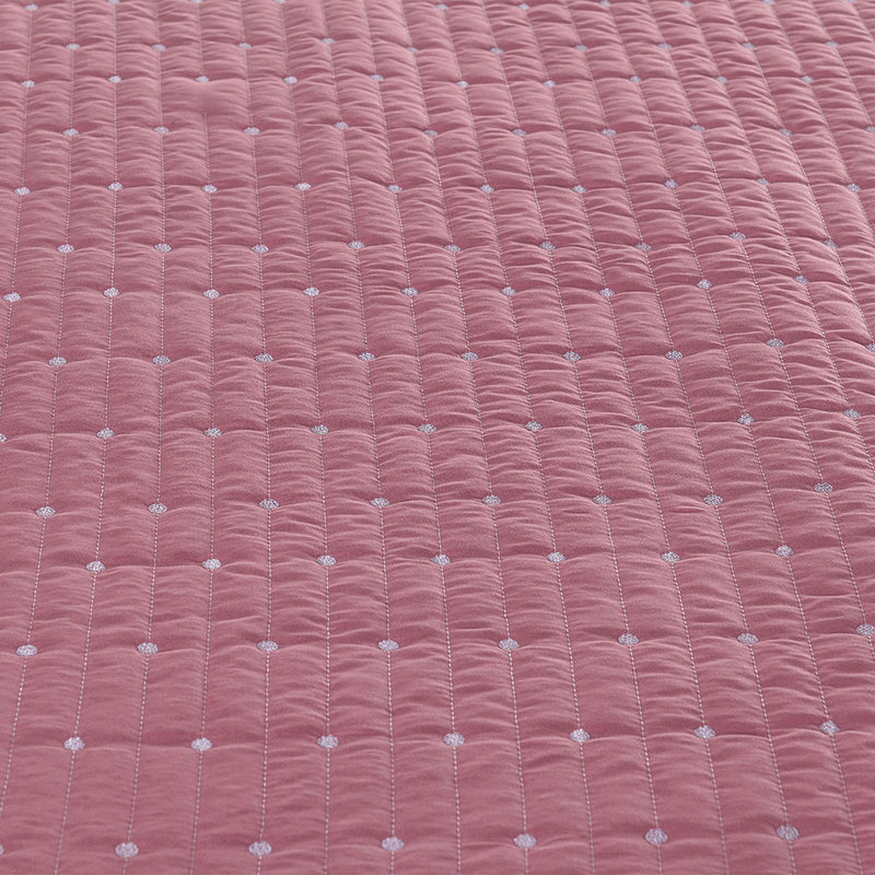 Kit Cobre Leito Solteiro 4 Peças Bordado Urbany 100% Poliéster Hipercal 400 Fi