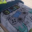 Kit Edredom Solteiro 5 Peças Game Juvenil 100% Poliéster Hipercal 400 Fios