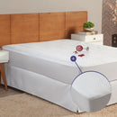 Protetor de Colchão Matelado Impermeável King 1 Peça 100% Poliéster - Branco
