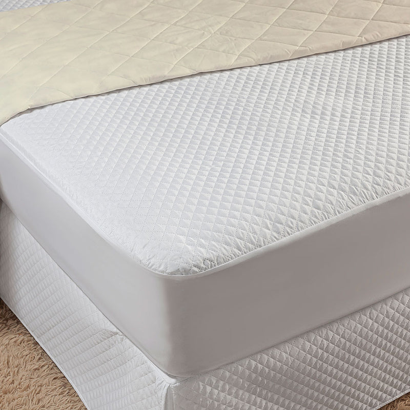 Protetor de Colchão Matelado Impermeável King 1 Peça 100% Poliéster - Branco