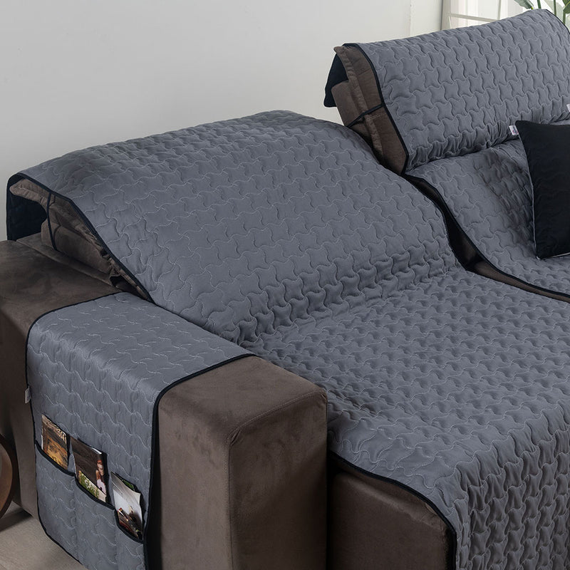 Protetor de Sofá Assento 2,20m Retrátil Shield 100% Poliéster Hipercal 400 Fi