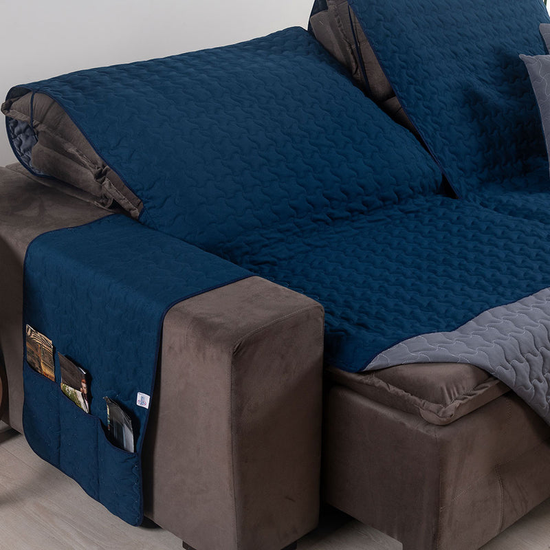 Protetor de Sofá Assento 1,80m Retrátil Shield 100% Poliéster Hipercal 400 Fi