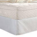 Saia Para Box de Colchão Casal Padrão 1 Peça Matelada 100% Poliéster - Branc