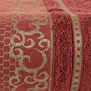 JOGO DE BANHO EUDORA 2 PEÇAS - Cor:Tango (Vinho)