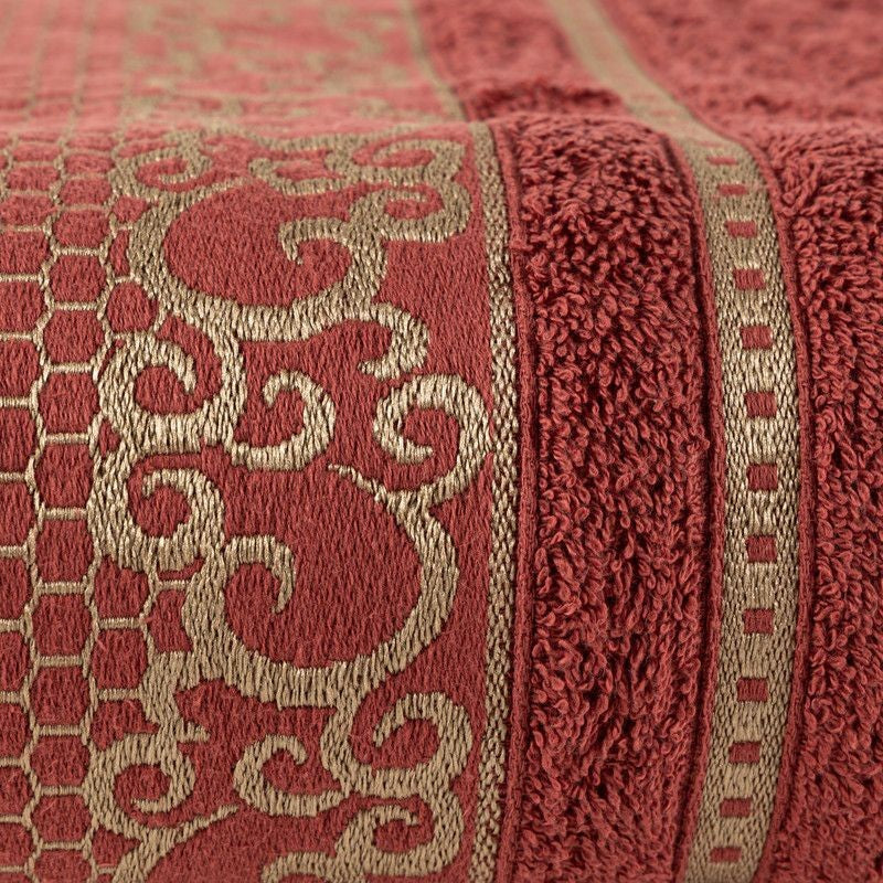 JOGO DE BANHO EUDORA 2 PEÇAS - Cor:Tango (Vinho)