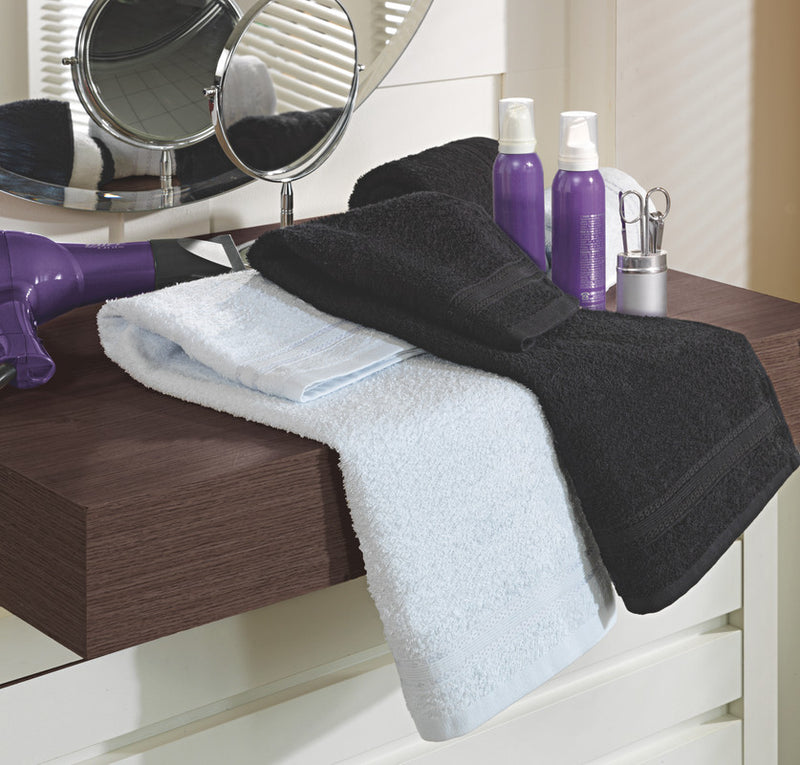 KIT TOALHA SALÃO DE BELEZA 4 PEÇAS - Cor:Branco