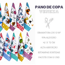 KIT 10 PANOS DE COPA VENEZA 10 PEÇAS