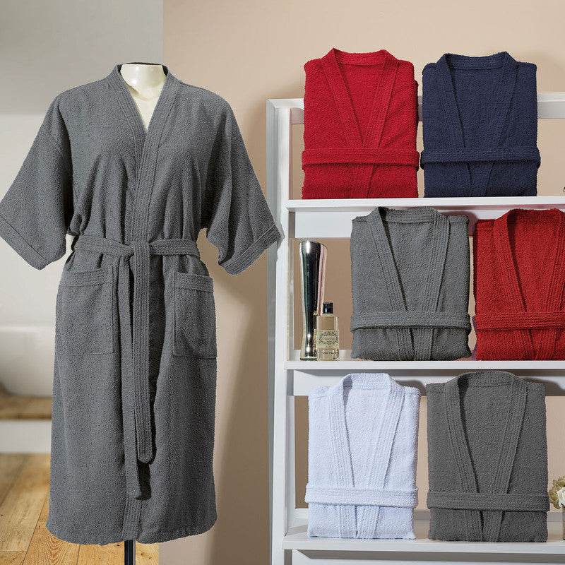 ROUPÃO FELPUDO ADULTO UNITARIO - Cor:Cimento (Cinza)