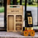 Kit Presente Café Especial Moído 500g com 2 Canecas Laranja